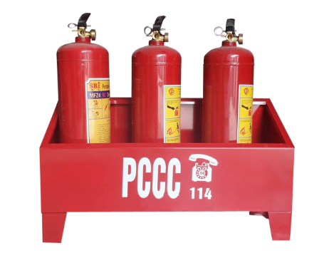 Kệ đựng 3 bình PCCC