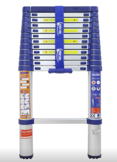 Thang nhôm rút đơn Nikawa NK-38 new