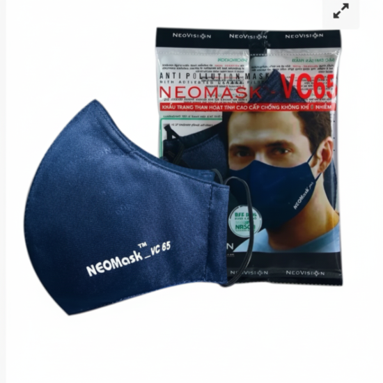 Khẩu trang than hoạt tính cao cấp  VC65